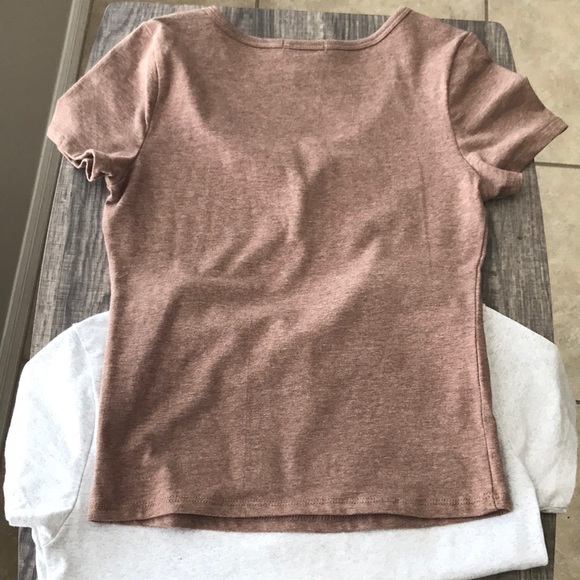 Women's Brown and Gray Tops - Picture 3 of 5